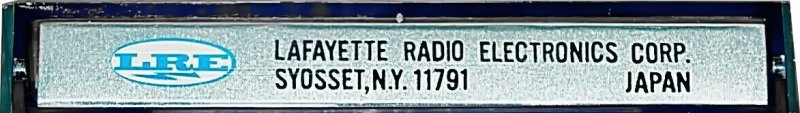 Compact Cassette Lafayette/LRE Criterion 90 "99-15901" Type I Normal USA