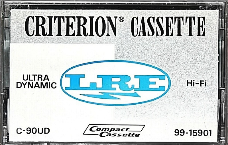 Compact Cassette Lafayette/LRE Criterion 90 "99-15901" Type I Normal USA