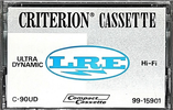 Compact Cassette Lafayette/LRE Criterion 90 "99-15901" Type I Normal USA