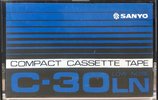 Compact Cassette Sanyo LN 30 Type I Normal 1976 Japan