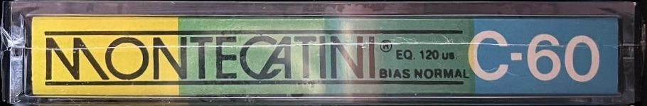 Compact Cassette Montecatini 60 Type I Normal Latin America