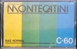 Compact Cassette Montecatini 60 Type I Normal Latin America