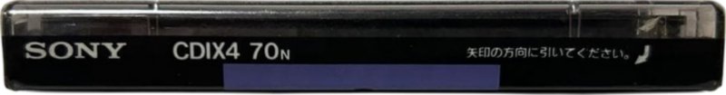 Compact Cassette Sony CDix IV 70 "CDIX4 70N" Type IV Metal 1990 Japan