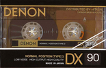 Compact Cassette Denon DX 90 Type I Normal 1990 UK