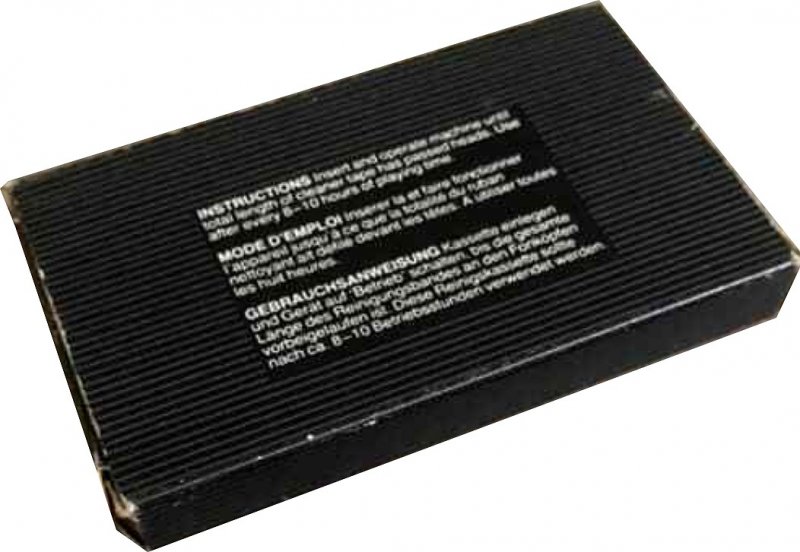 Compact Cassette Memorex Cleaning Cassette USA