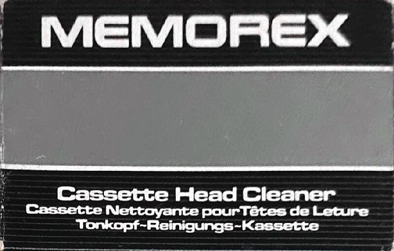 Compact Cassette Memorex Cleaning Cassette USA