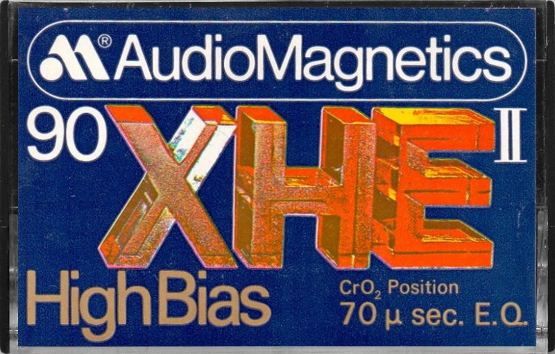 Compact Cassette Audio Magnetics XHE II 90 Type II Chrome 1979 Europe