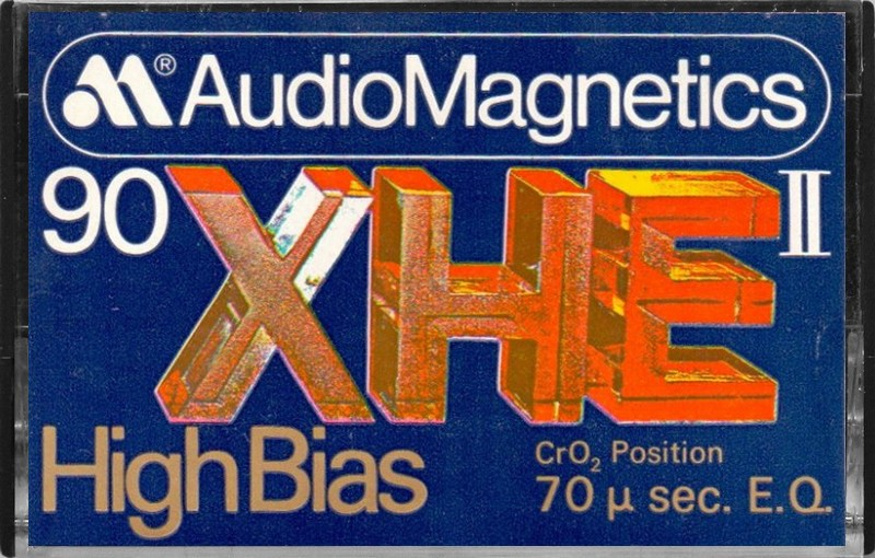 Compact Cassette:  Audio Magnetics - XHE II 90