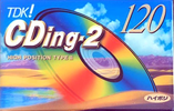 Compact Cassette TDK CDing 2 120 "CD2-120K" Type II Chrome 1997 Japan