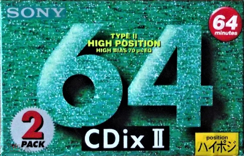 2 pack: Sony  - CDix II 64