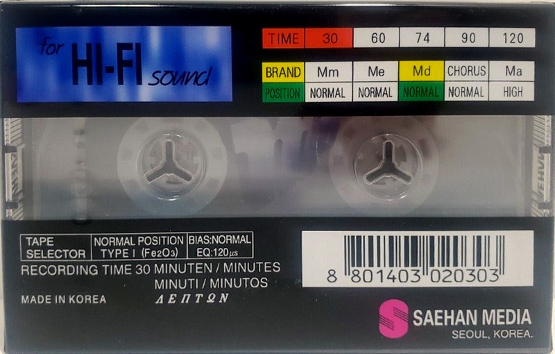 Compact Cassette Saehan MD 30 Type I Normal 1994 Europe