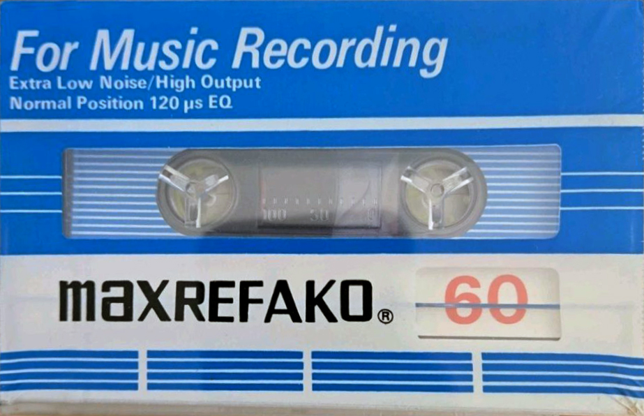 Compact Cassette Maxrefako 60 Type I Normal Unknown Country