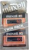 2 pack Maxell LN 60 Type I Normal 1977 USA