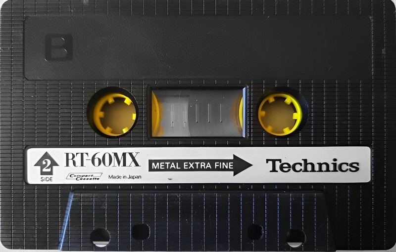 Compact Cassette Technics MX 60 "RT-60MX" Type IV Metal 1979 Japan