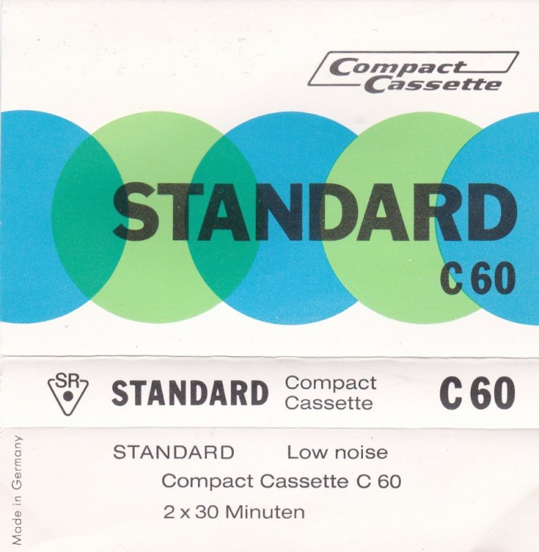 Compact Cassette Standard 60 Type I Normal 1977 Germany