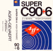 Compact Cassette AGFA Super 90+6 Type I Normal 1972 Europe