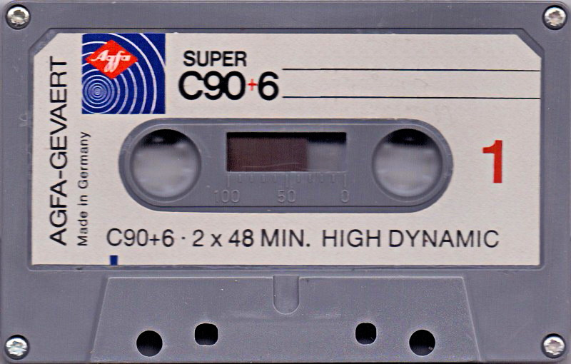 Compact Cassette: AGFA  - Super 90+6