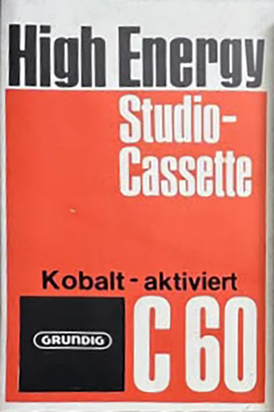 Compact Cassette Grundig Studio-Cassette 60 Type I Normal 1971 USA