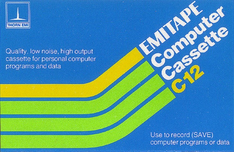 Compact Cassette EMITAPE 12 Computer Cassette 1981 UK