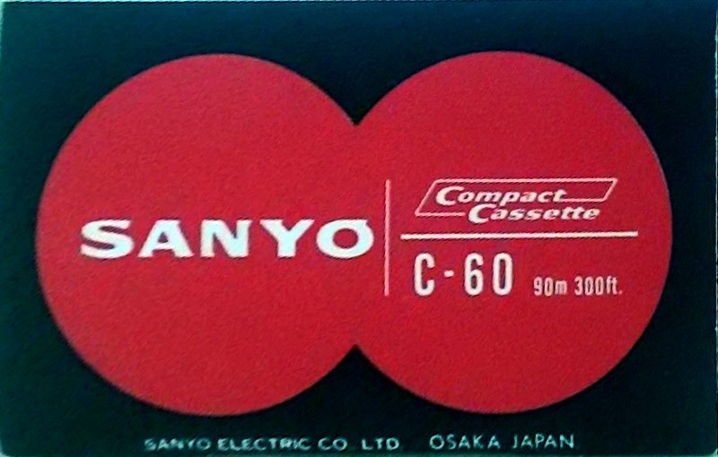 Compact Cassette Sanyo 60 Type I Normal 1972 Japan