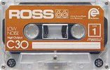 Compact Cassette Ross 66 30 Type I Normal Hong Kong