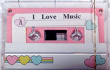 Compact Cassette Creative I Love Music 46 "Pink" Type I Normal 1986 South Korea