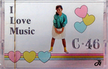 Compact Cassette Creative I Love Music 46 "Pink" Type I Normal 1986 South Korea