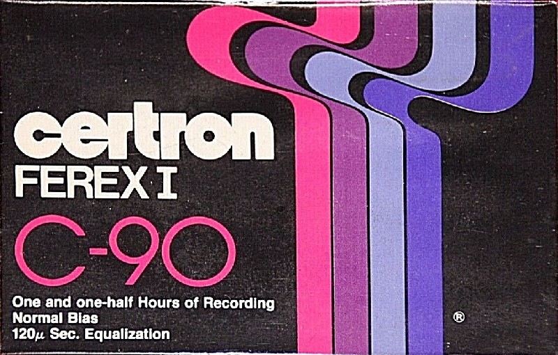 Compact Cassette Certron Ferex I 90 Type I Normal 1980 USA