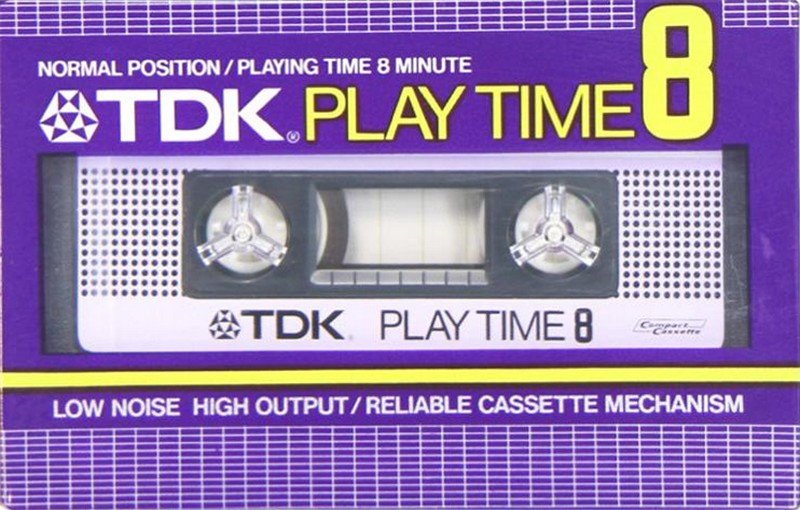 Compact Cassette: TDK  - Play Time 8 8