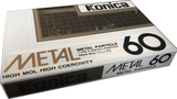 Compact Cassette Konica Metal 60 Type IV Metal 1984 Europe