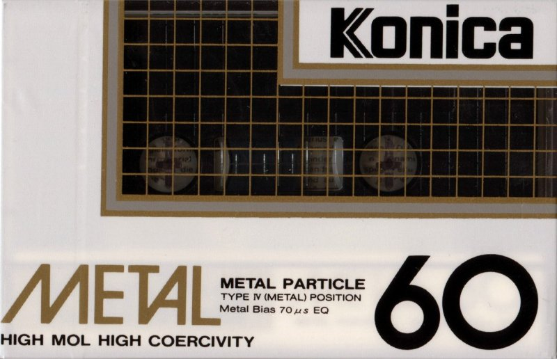 Compact Cassette:  Konica - Metal 60