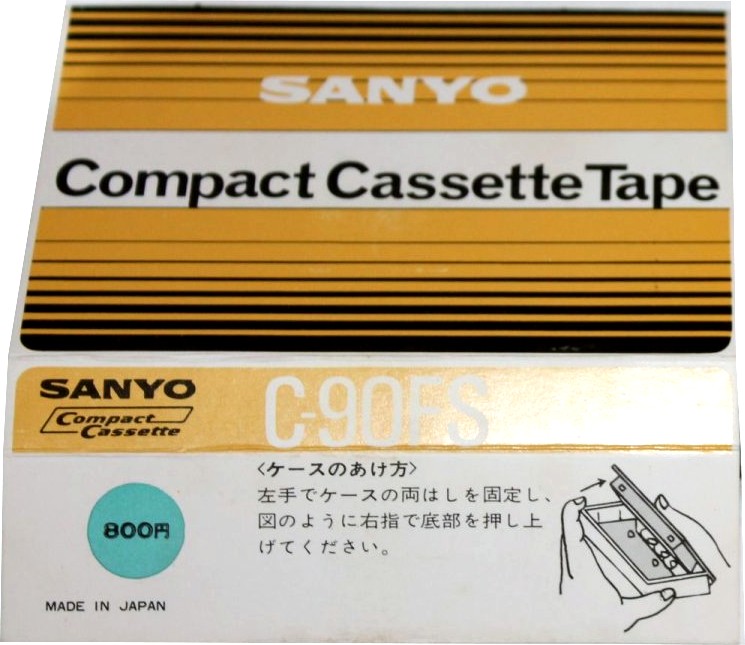 Compact Cassette Sanyo FS 90 Type I Normal 1973 Japan