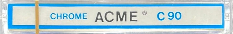 Compact Cassette Acme 90 Type II Chrome 1995 Worldwide
