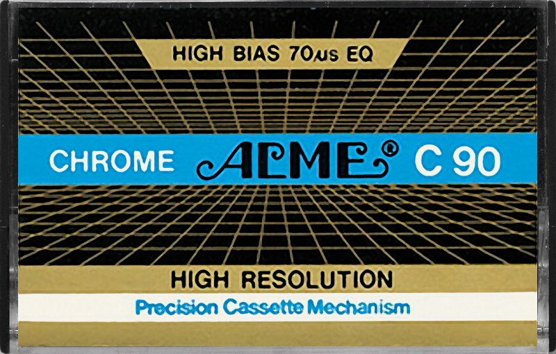 Compact Cassette Acme 90 Type II Chrome 1995 Worldwide