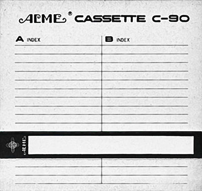 Compact Cassette Acme 90 Type II Chrome 1995 Worldwide