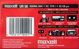 Compact Cassette Maxell UR 60 Type I Normal 2000 Latin America