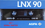 Compact Cassette AGFA LNX 90 Type I Normal 1989 Europe