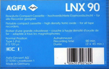 Compact Cassette AGFA LNX 90 Type I Normal 1989 Europe