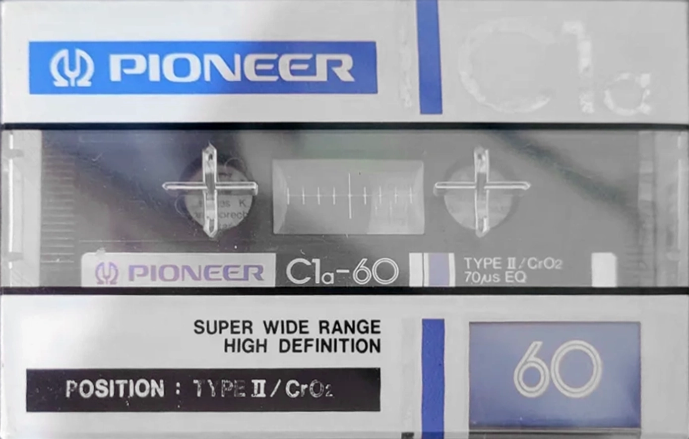 Compact Cassette Pioneer C1 60 "C1a" Type II Chrome 1982 Europe