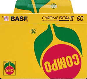 Compact Cassette BASF Chrome Extra II 60 "Compo" Type II Chrome 1991 Germany