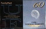 Compact Cassette Family Mart UF 60 "UF-60" Type I Normal 1999 Japan