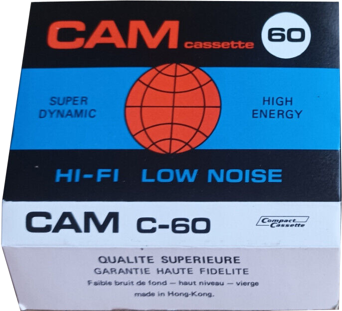 Compact Cassette Cam 60 Type I Normal Hong Kong