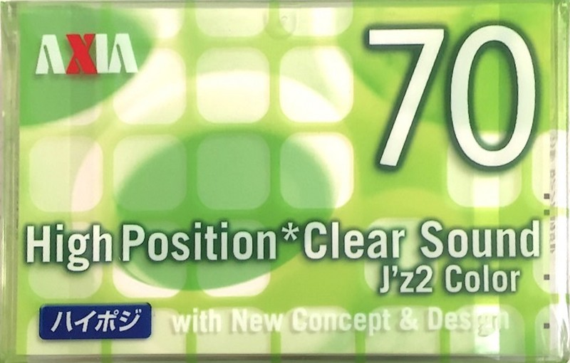 Compact Cassette AXIA J`z 2 Color 70 "JZ2K 70" Type II Chrome 2003 Japan
