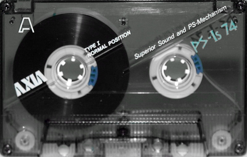Compact Cassette AXIA PS-Is 74 "PS-Is 74 N" Type I Normal 1988 Japan