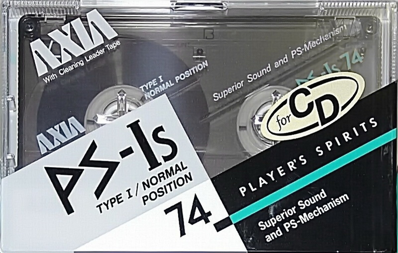 Compact Cassette AXIA PS-Is 74 "PS-Is 74 N" Type I Normal 1988 Japan
