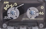 Compact Cassette AXIA Box 2 46 "BOX2A 46" Type II Chrome 1995 Japan