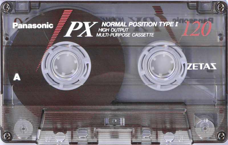 Compact Cassette Panasonic PX 120 "RT-120PX" Type I Normal 1994 Japan