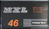 Compact Cassette Magnex MXL 46 Type IV Metal 1978 Europe