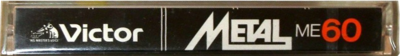 Compact Cassette Victor Metal / Me 60 Type IV Metal 1981 Japan