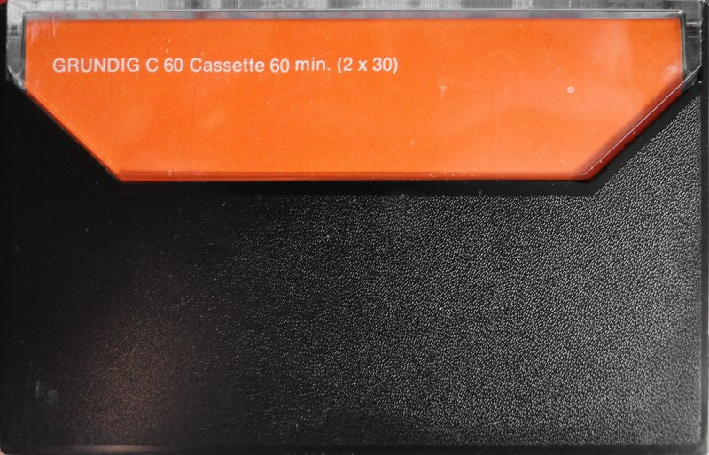 Compact Cassette Grundig Studio-Cassette 60 Type I Normal 1971 Europe